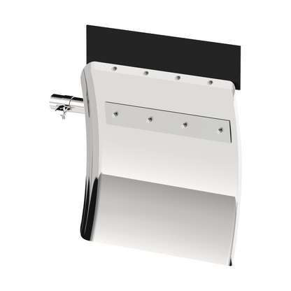 24" X 27" 430 Stainless Quarter Fender With Tube Bracket Set (Pair)