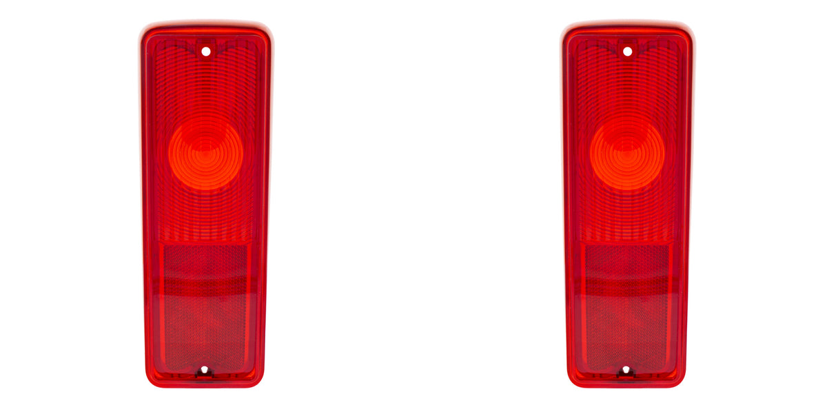 Tail Light Lens (2pcs) For 1967-72 Chevy & GMC Panel Truck & Suburban