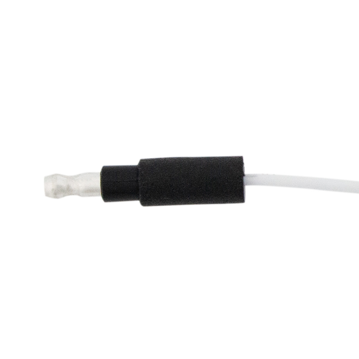 6" Single Lead Wire With .180 Bullet Termination & Stripped End - White (10 Pcs)