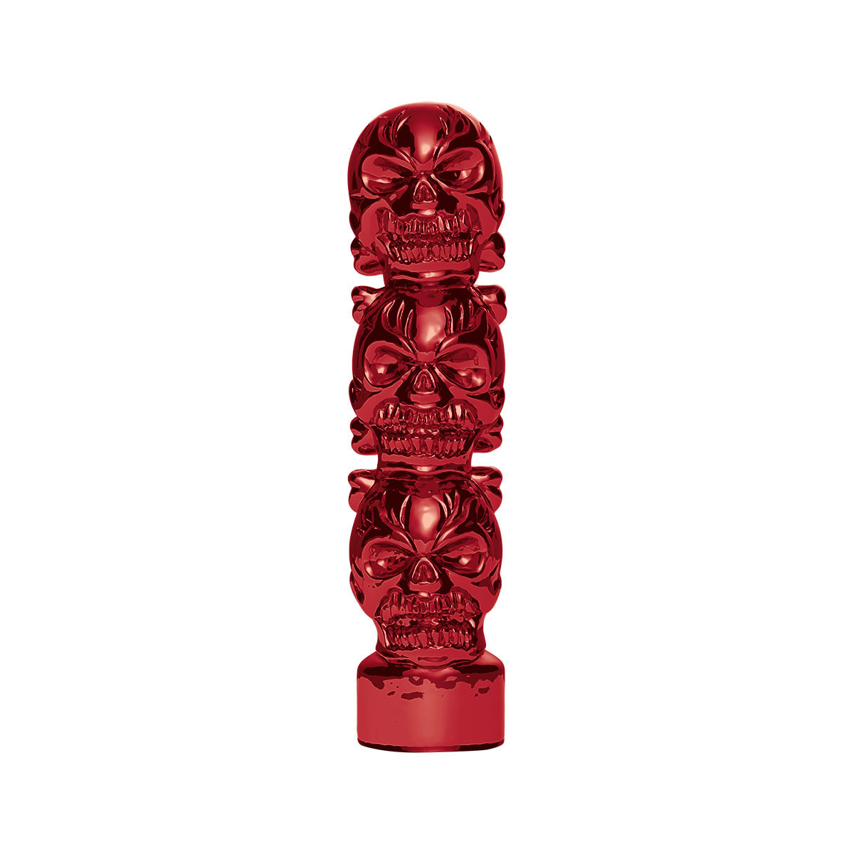 1/2"-13 Thread-On 3 Skull Candy Color Shift Knob-Candy Red