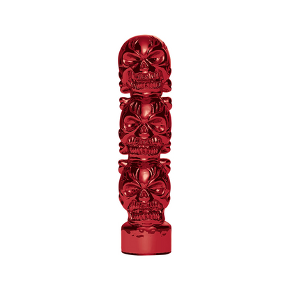 1/2"-13 Thread-On 3 Skull Candy Color Shift Knob-Candy Red