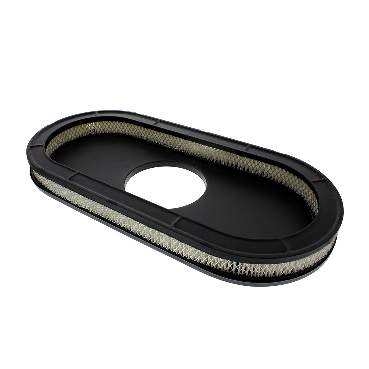 Aluminum Mustang Script Oval Air Cleaner For Single 4 Barrel Carburetor