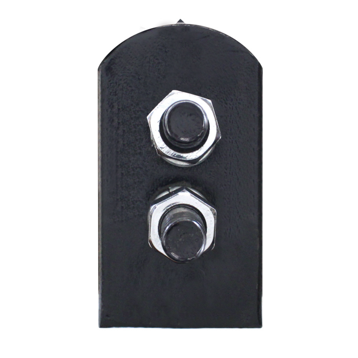30" Black Heavy Duty Mud Flap Hangers - 1-1/8" Bolt Pattern (Pair)