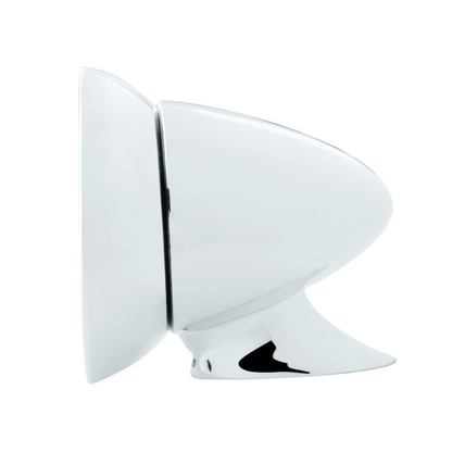 Large Deluxe GT Racing Style Exterior Mirror Kit, Chrome