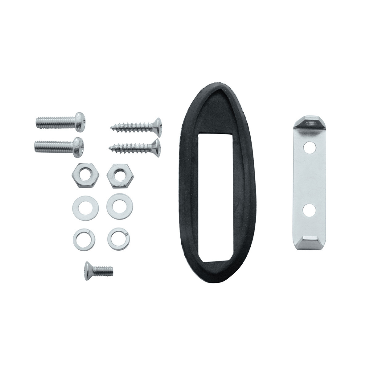 Large Deluxe GT Racing Style Exterior Mirror Kit, Chrome