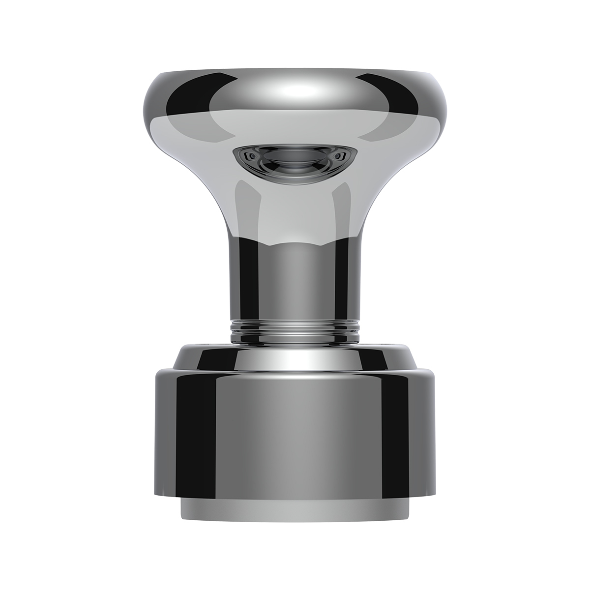 Thread-On Gearshift Knob & Adapter For Eaton Fuller Style 9/10 Shifter - Chrome
