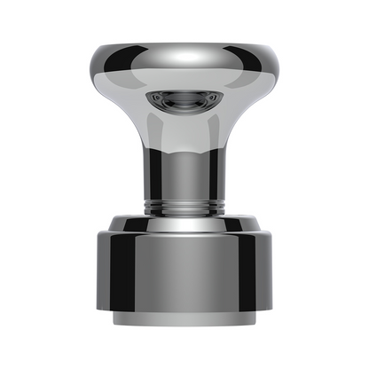 Thread-On Gearshift Knob & Adapter For Eaton Fuller Style 9/10 Shifter - Chrome