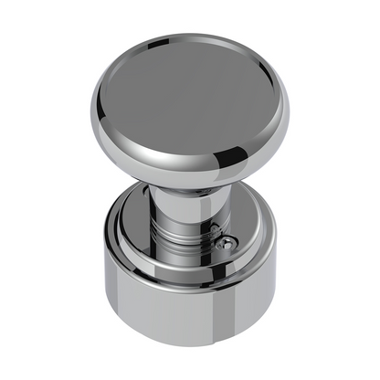 Thread-On Gearshift Knob & Adapter For Eaton Fuller Style 9/10 Shifter - Chrome