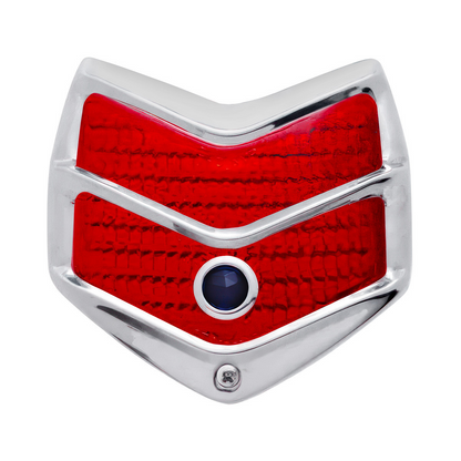 Tail Light Assembly With Blue Dot Lens For 1940 Ford Passenger Car