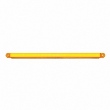 GloLight 24 LED Dual Function 12" Turn Signal Light Bar - Amber LED & Lens (Card)