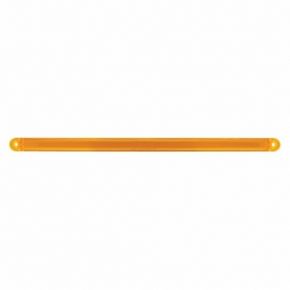 GloLight 24 LED Dual Function 12" Turn Signal Light Bar - Amber LED & Lens (Card)