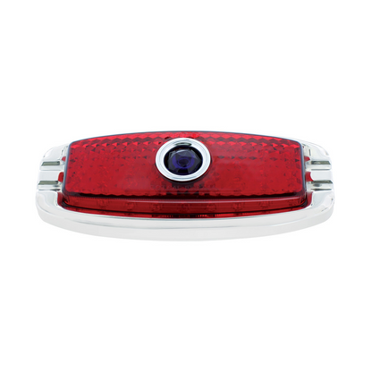 39 LED 1941-1948 Chevrolet Car Style Tail Light With Flush Mount Bezel, Red Lens With Blue Dot