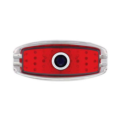 39 LED 1941-1948 Chevrolet Car Style Tail Light With Flush Mount Bezel, Red Lens With Blue Dot