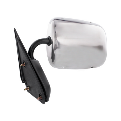 Stainless Steel Door Mirror For 1988-1998 Chevy & GMC Truck - L/H