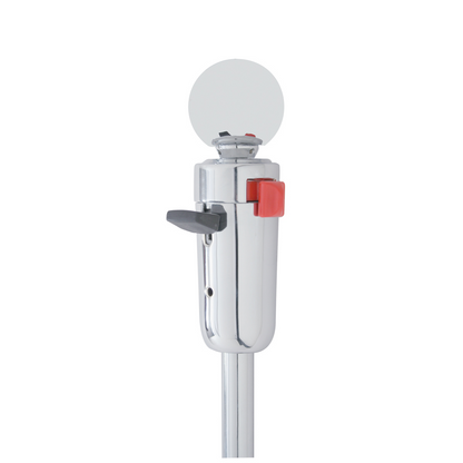 Ball Gearshift Knob With 13/15/18 Speed Adapter - Chrome