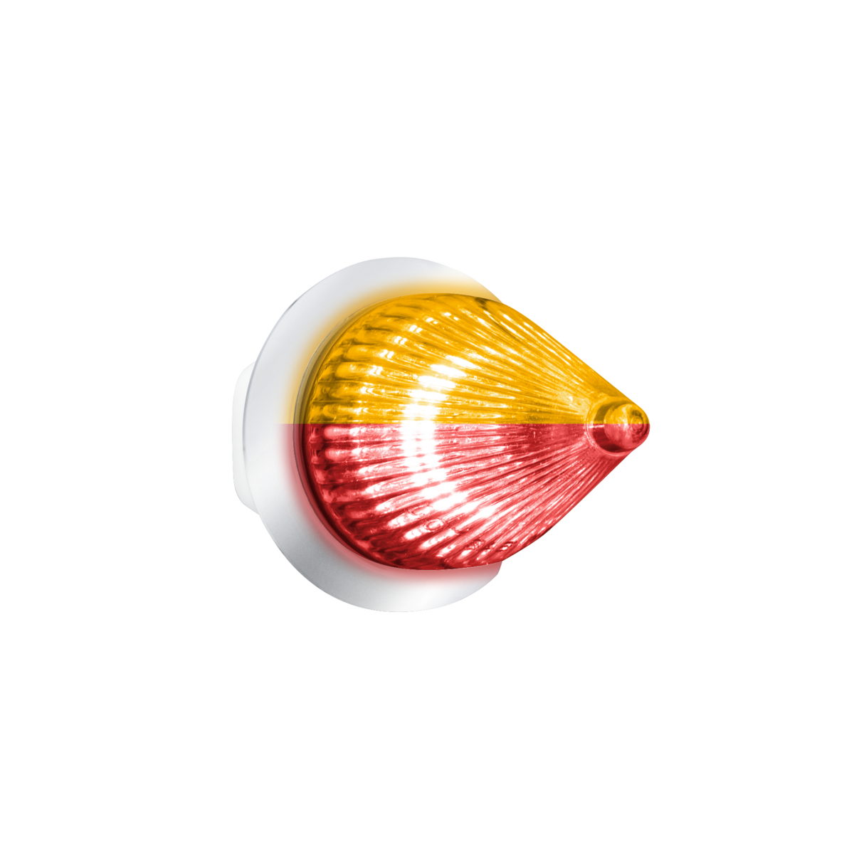 Double Fury 4 LED Dual Function 1-1/8" Spike Light-Amber & Red LED