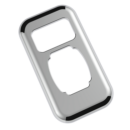 Chrome Plastic Dimmer Switch Trim For Peterbilt