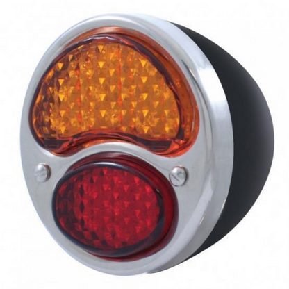 19 LED 6V Tail Light Assembly With Black Housing For 1928-31 Ford Model A - R/H