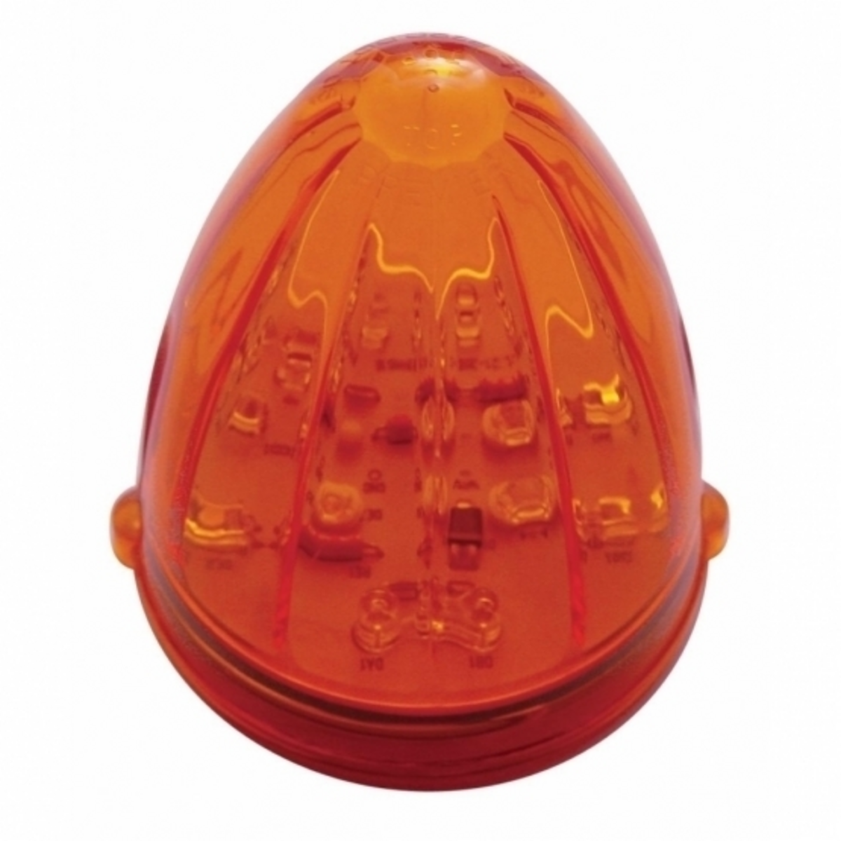 19 LED Watermelon Grakon 1000 Cab Light - Amber LED/Dark Amber Lens (Bulk)
