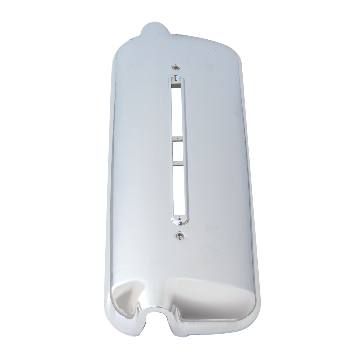 Chrome Plastic Mirror Cover With LED Cutout For 2005 & Older Freightliner Century - Driver