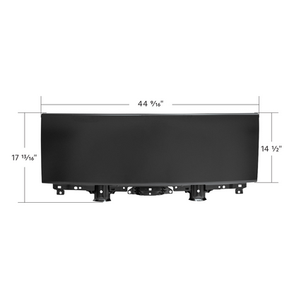 Steel Front Panel Assembly For 2008-2024 Isuzu NPR (ELF 200/300)-Black