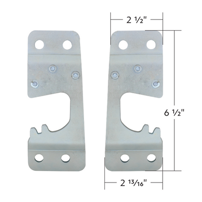 Door Latch Striker Plates For 1967-72 Chevy & GMC Truck (Pair)