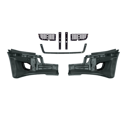 5-Piece Bumper Kit With Fog Light Opening For 2018-2024 Freightliner Cascadia