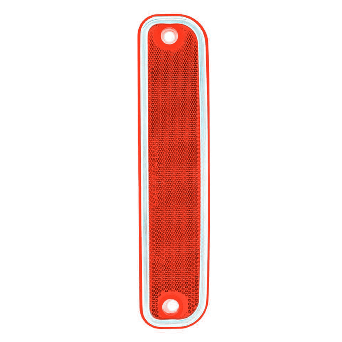 Side Marker Light With Stainless Steel Trim For 1973-80 Chevy Truck, Red Lens