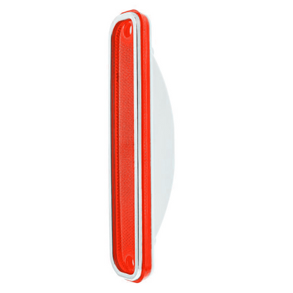 Side Marker Light With Stainless Steel Trim For 1973-80 Chevy Truck, Red Lens