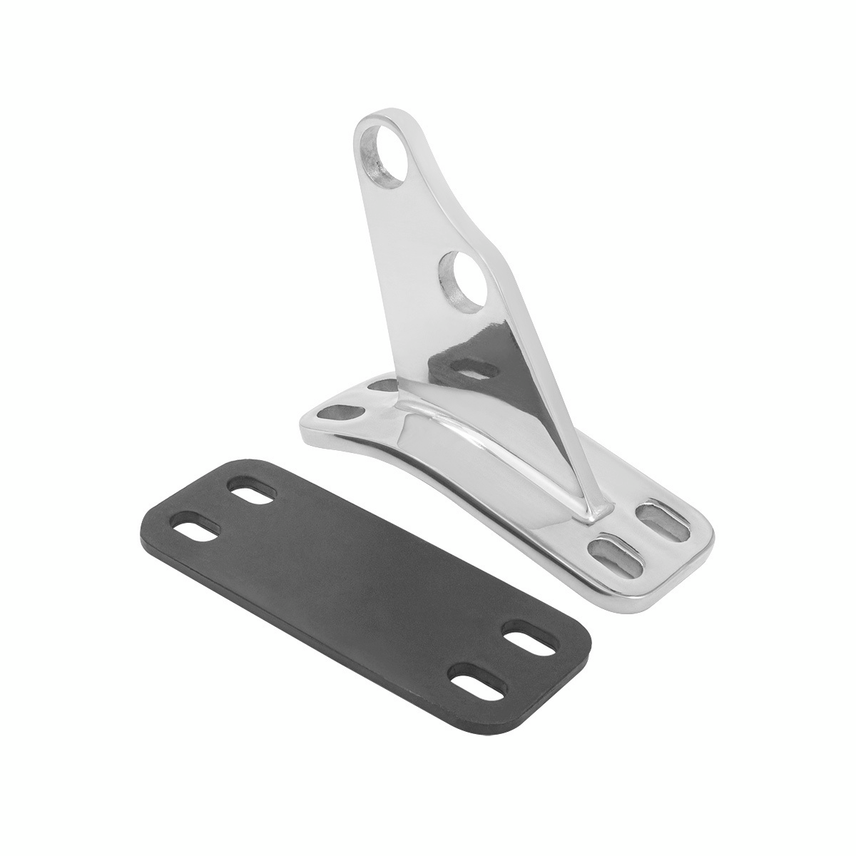 Stainless Steel Competition Series Angled Exhaust Bracket For Peterbilt