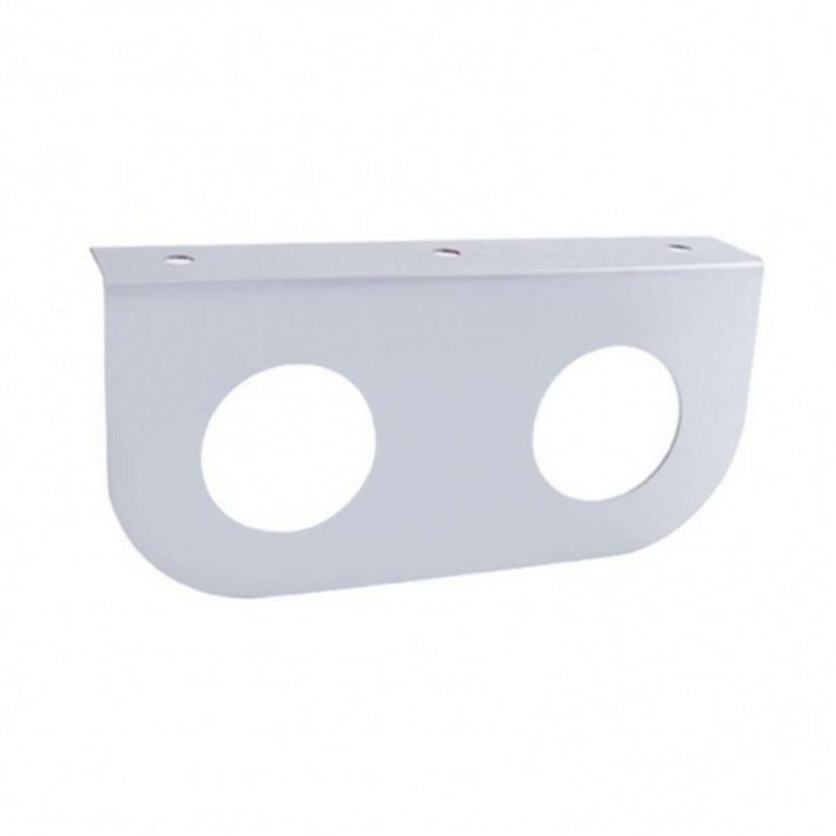 Stainless Light Bracket With 2X 2" Light Cutouts