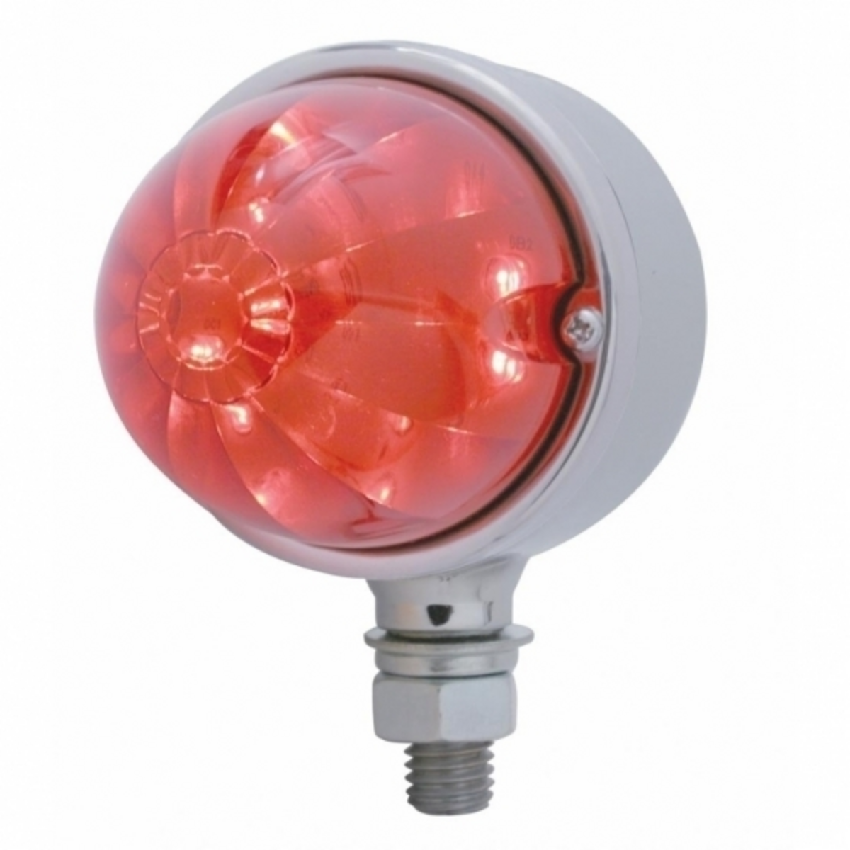 17 LED Dual Function Watermelon Single Face Light - Red LED/Red Lens