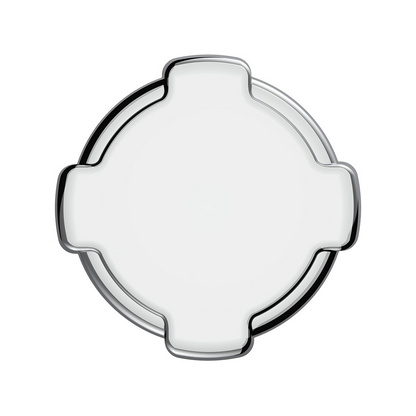 Chrome Plastic Fuel Cap Cover For Freightliner - Non-Locking