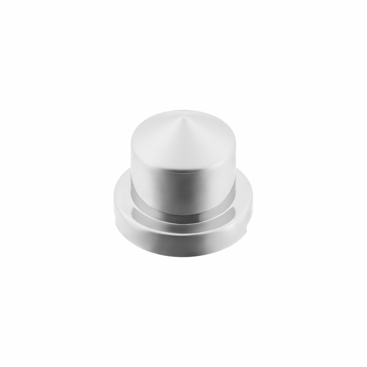 9/16" x 1-1/4" Chrome Plastic Pointed Nut Covers - Push-On (10-Pack)