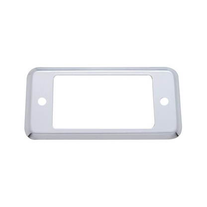 Plain Stainless "A" Panel Pocket Cover for Peterbilt