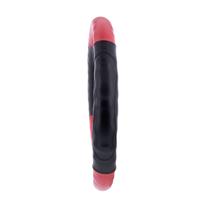 18" Duo Tone Steering Wheel Cover - Black & Red