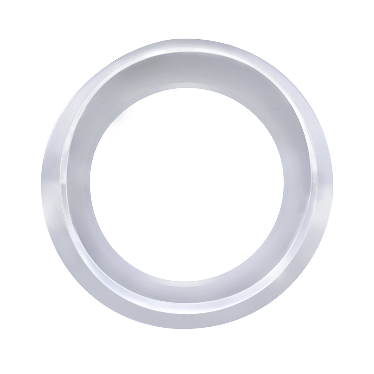 Chrome Small Gauge Cover With Visor For 2018-2023 Freightliner Cascadia