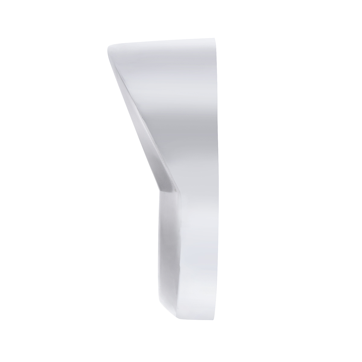 Chrome Small Gauge Cover With Visor For 2018-2023 Freightliner Cascadia