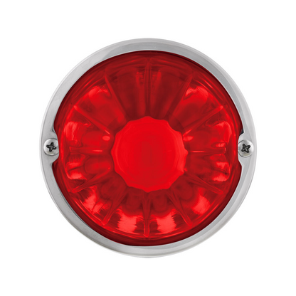 Glass Watermelon Flush Mount Kit - Red