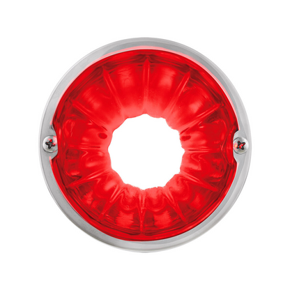 Glass Watermelon Flush Mount Kit - Red