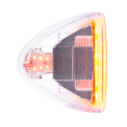 31 LED Turn Signal Light For 1987-2007 Peterbilt 379/378/357 - Amber LED/Clear Lens
