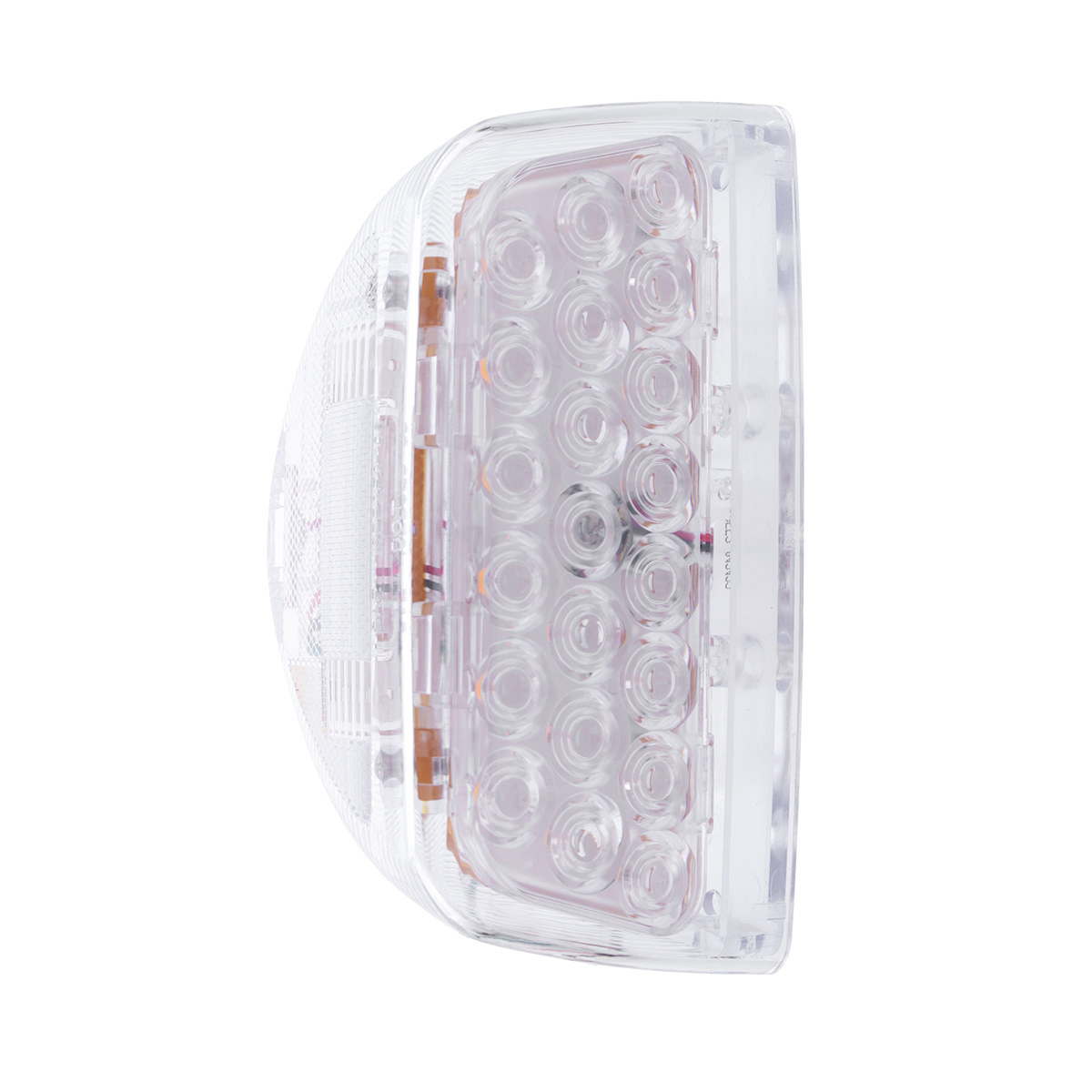 31 LED Turn Signal Light For 1987-2007 Peterbilt 379/378/357 - Amber LED/Clear Lens