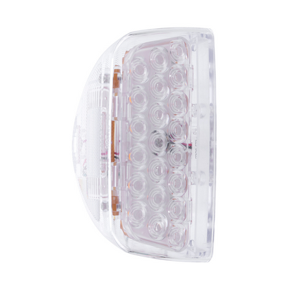 31 LED Turn Signal Light For 1987-2007 Peterbilt 379/378/357 - Amber LED/Clear Lens