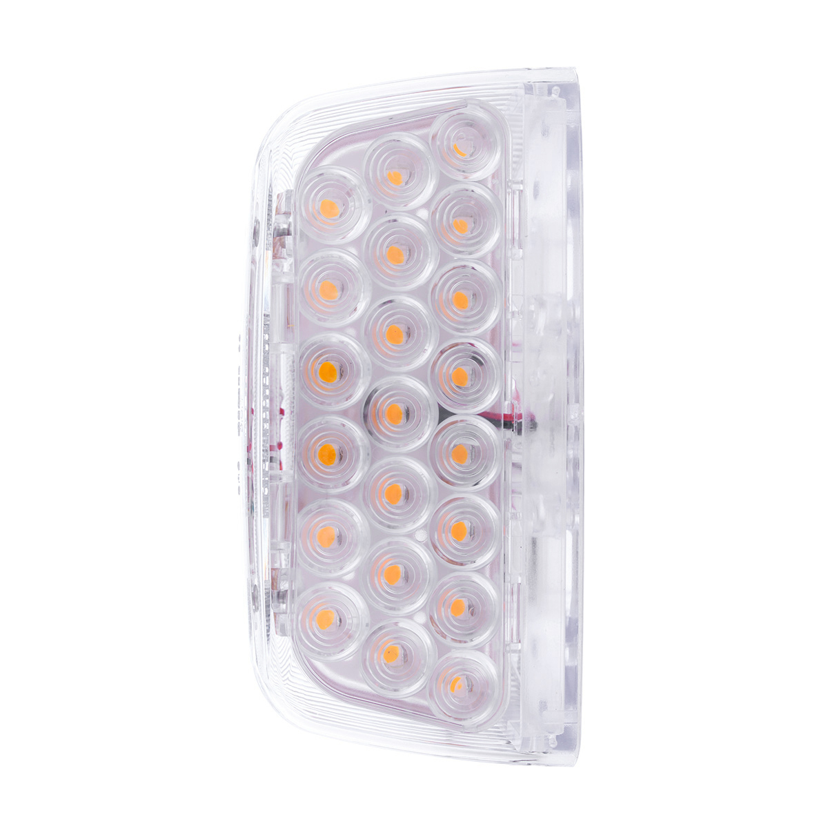 31 LED Turn Signal Light For 1987-2007 Peterbilt 379/378/357 - Amber LED/Clear Lens
