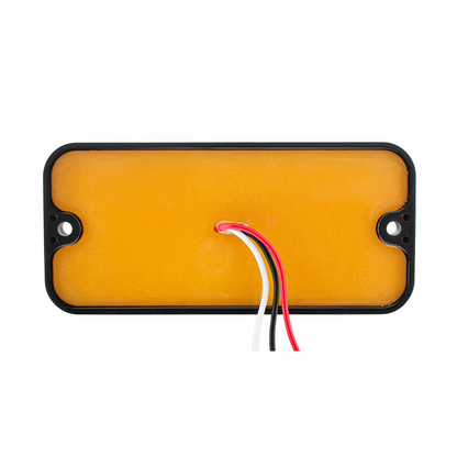 18 LED Side Marker Light With Stainless Steel Trim For 1968-1972 Chevrolet & GMC Truck-Red LED/Clear Lens