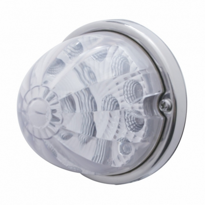 17 LED Reflector Watermelon Flush Mount Kit - Amber LED/Clear Lens