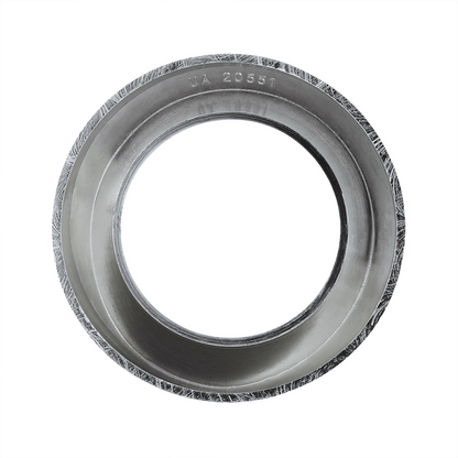Chrome Plastic Small Gauge Cover With Visor