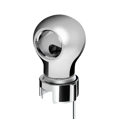 Thread-On Chrome Charlotte Gearshift Knob With LED 13/15/18 Speed Adapter-Red LED