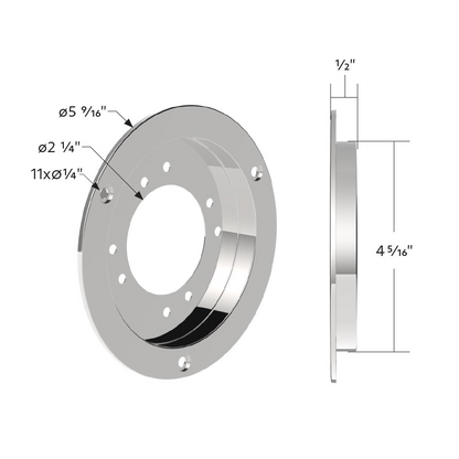 304 Stainless Steel Watermelon Light Sleeper Bunk LED Adapter