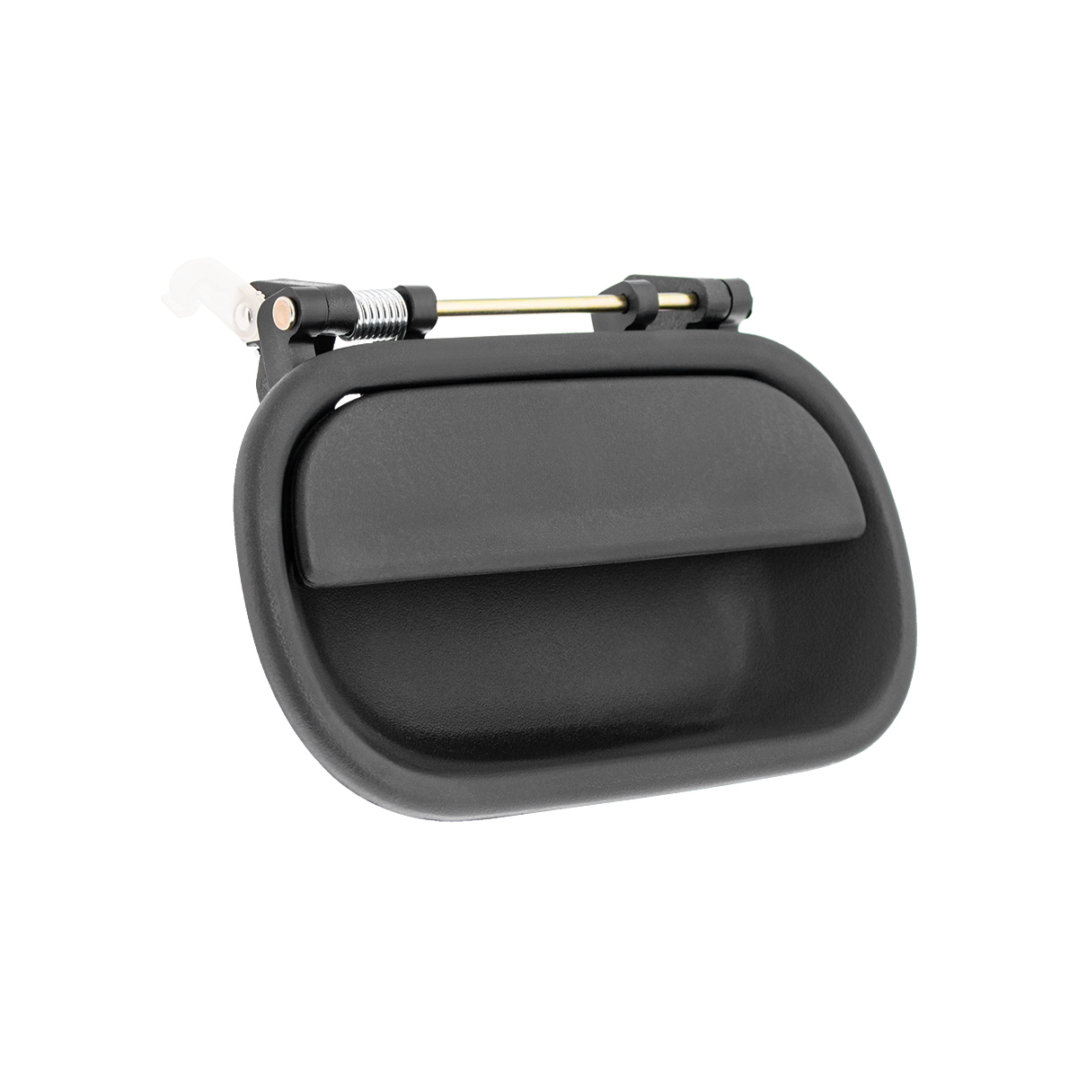 Black Plastic Exterior Door Handle For 1995-2007 Isuzu NPR - Driver